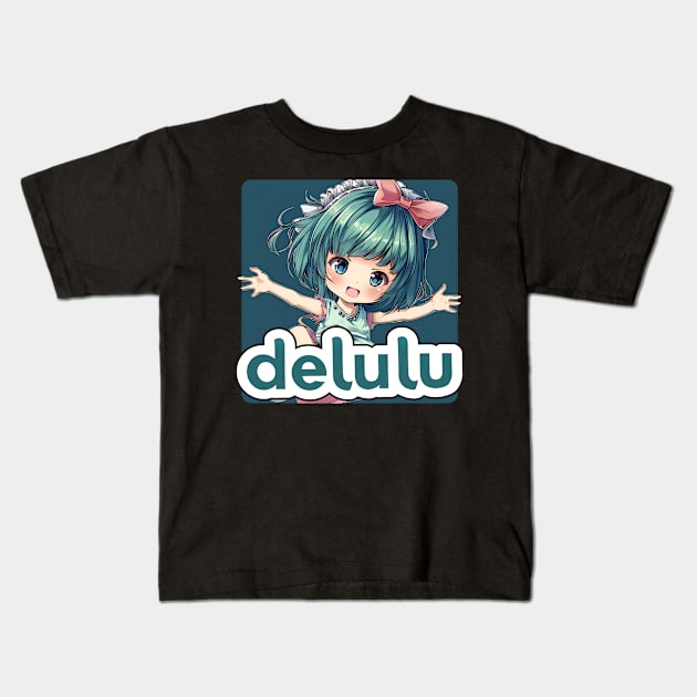 Delulu Spring Girl Kids T-Shirt by MaystarUniverse